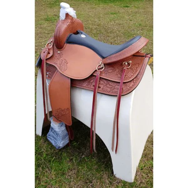 16", 17" Double T  Trail style saddle.