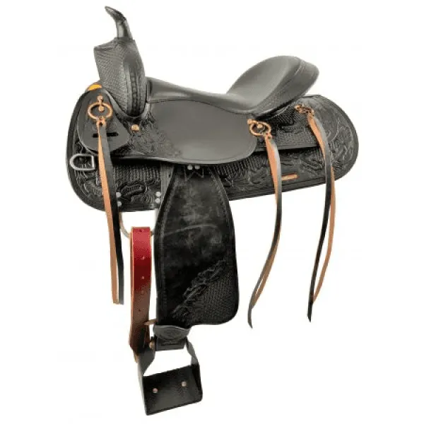 16", 17" Double T  Trail style saddle.