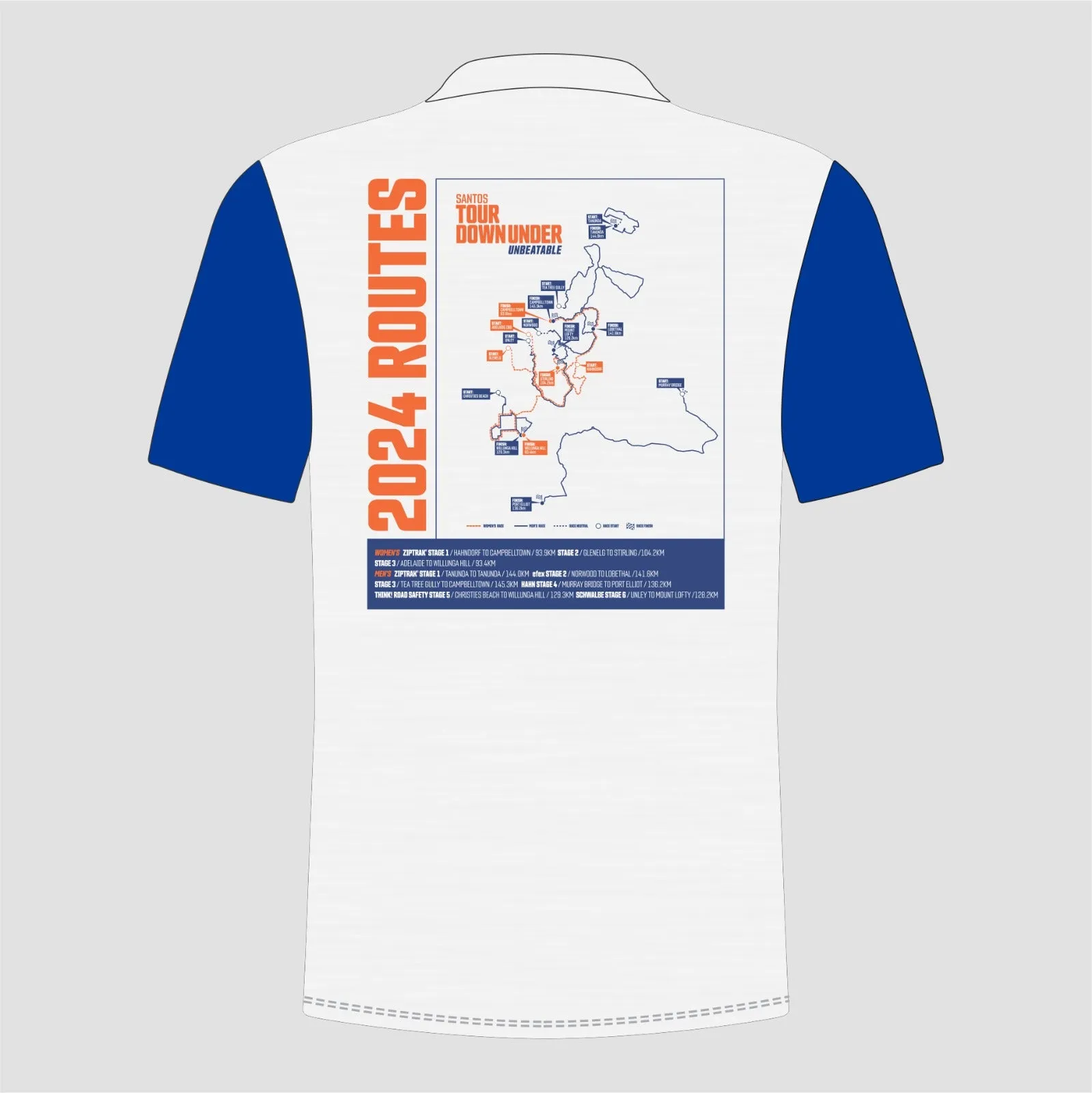 2024 TDU TEE   TRACK ROUTE