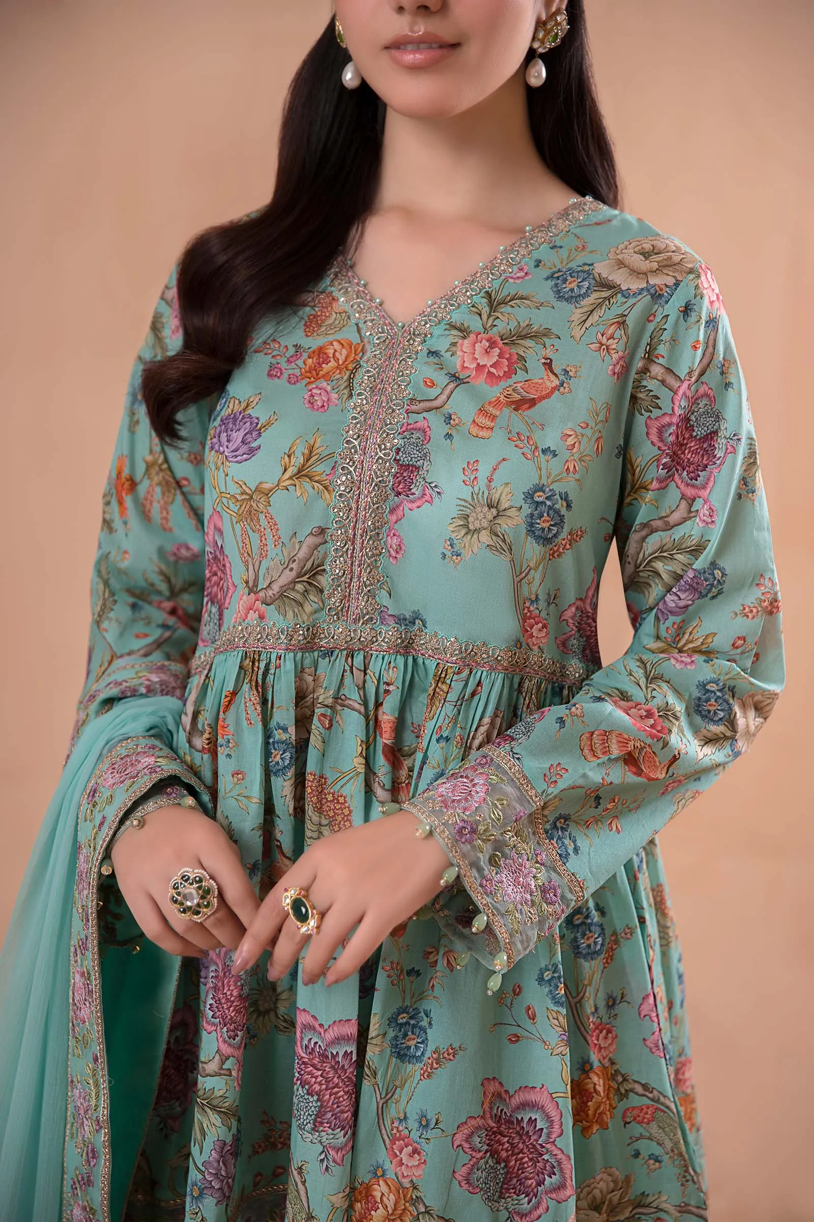 3 Piece Printed Lawn Suit | DW-EA24-79