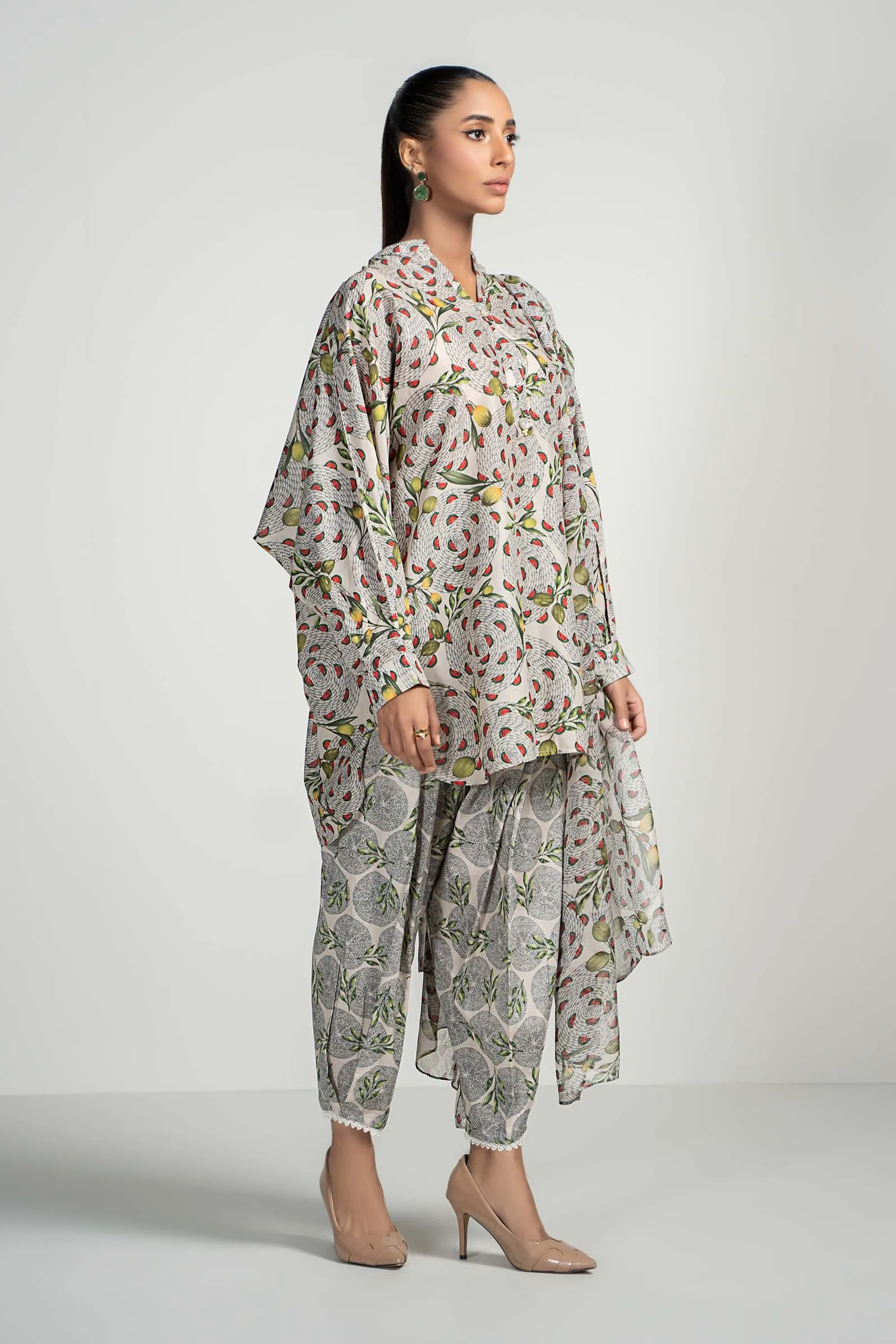 3 Piece Printed Lawn Suit | PS-PF24-02