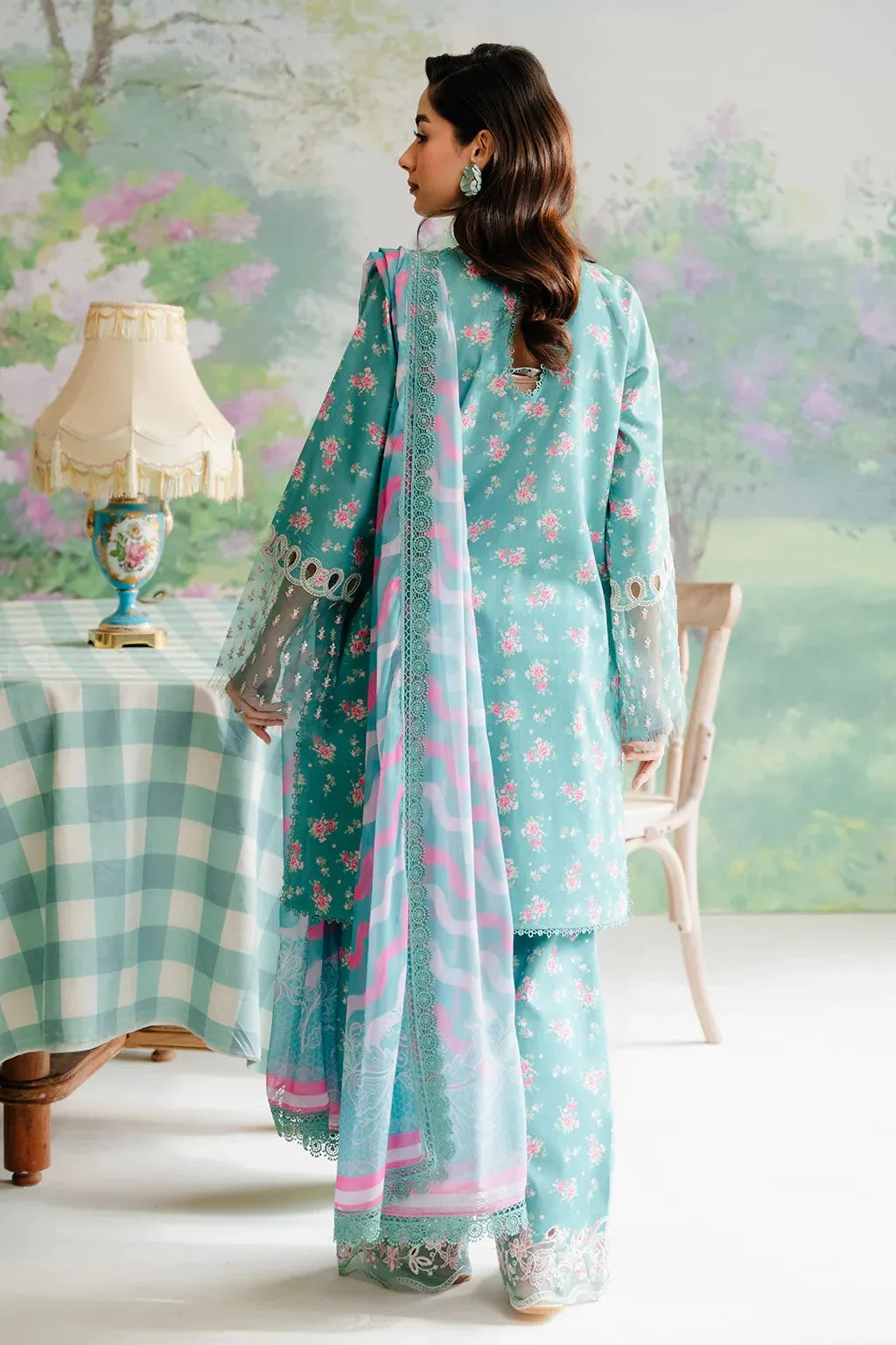 Afrozeh - AL 24 V1 02 Erasmus The Floral Charm Embroidered Lawn Collection