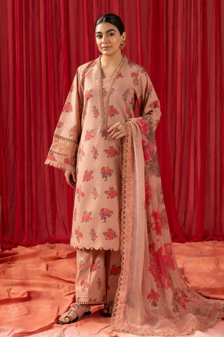 Alizeh - Coral Peach V01 D03 Sheen Prints