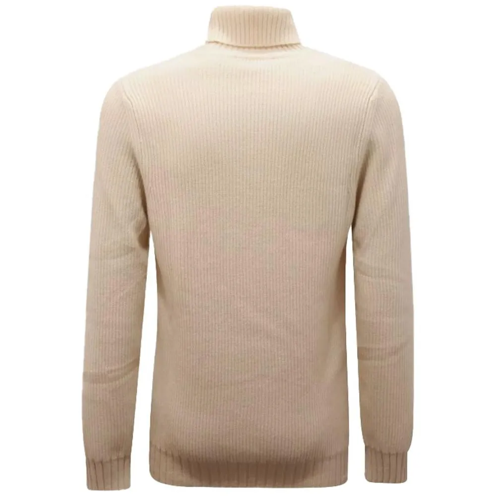 Alpha Studio White Cashmere Sweater