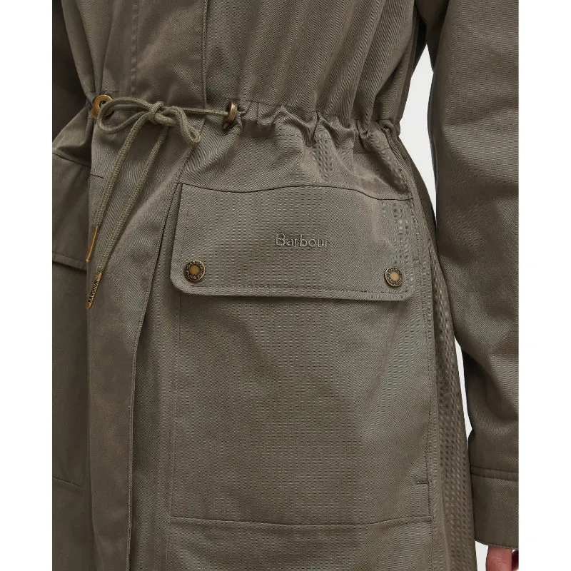 Barbour Bowlees Waterproof Ladies Jacket - Winter Moss/Classic