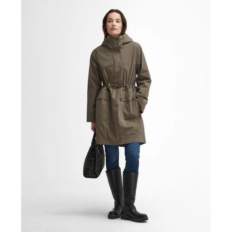 Barbour Bowlees Waterproof Ladies Jacket - Winter Moss/Classic