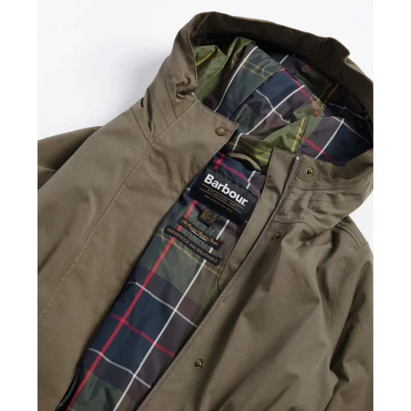 Barbour Bowlees Waterproof Ladies Jacket - Winter Moss/Classic