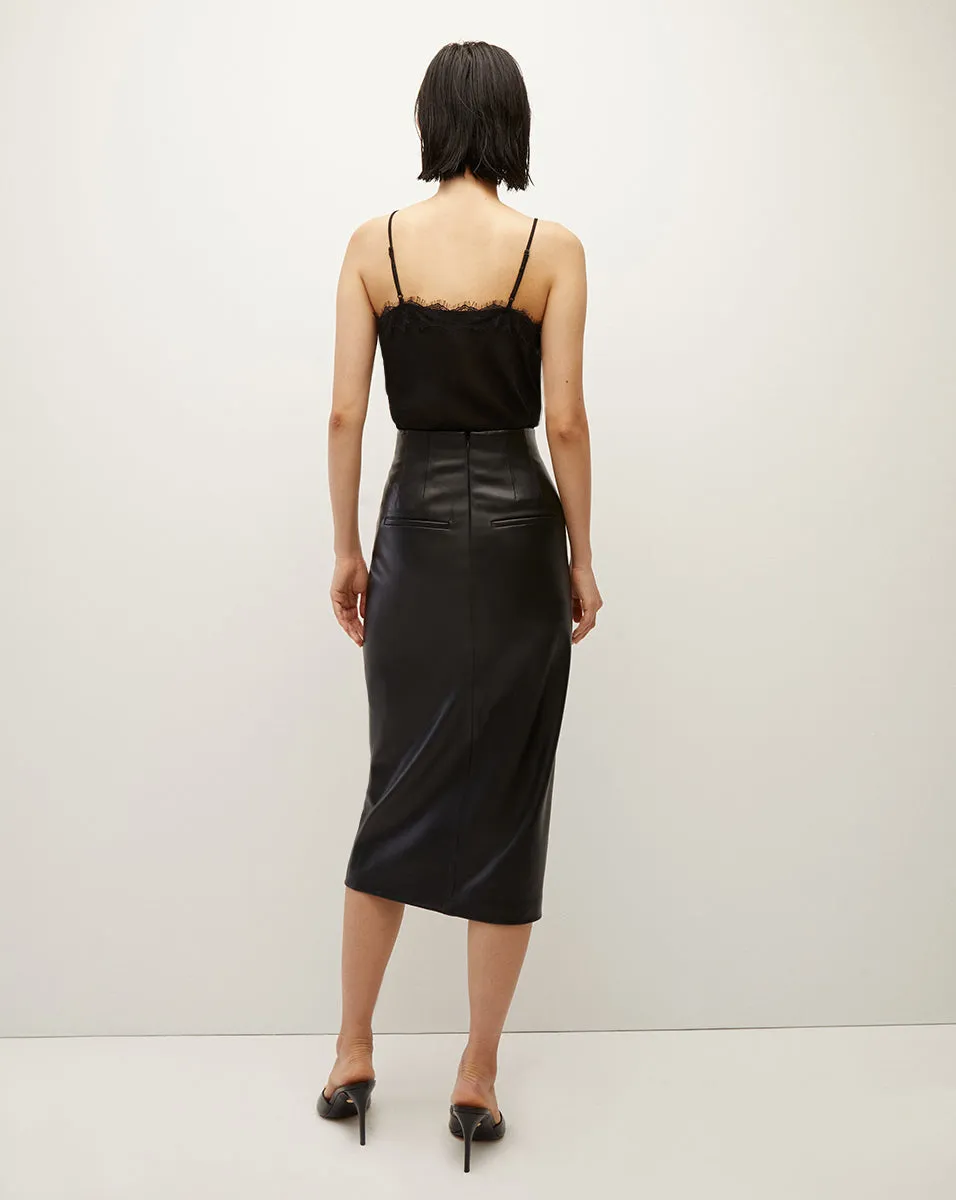 Barrie Vegan Leather Skirt