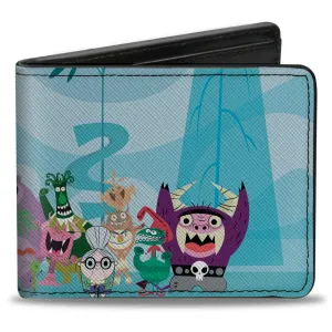 Bi-Fold Wallet - Foster's Home for Imaginary Friends Group Pose Blues