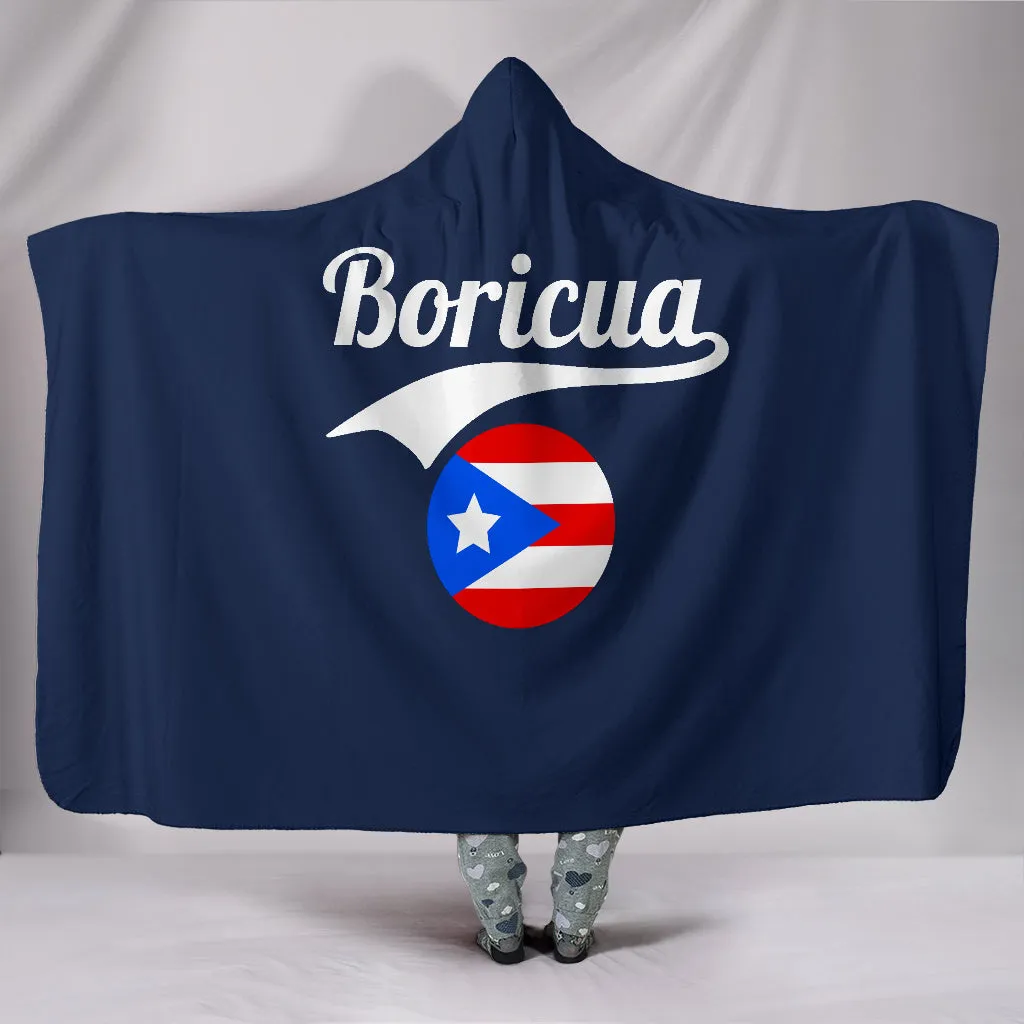 Boricua Hooded Blanket