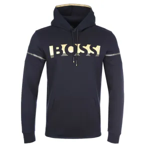 BOSS Soody 1 Sweatshirt in Navy & Gold