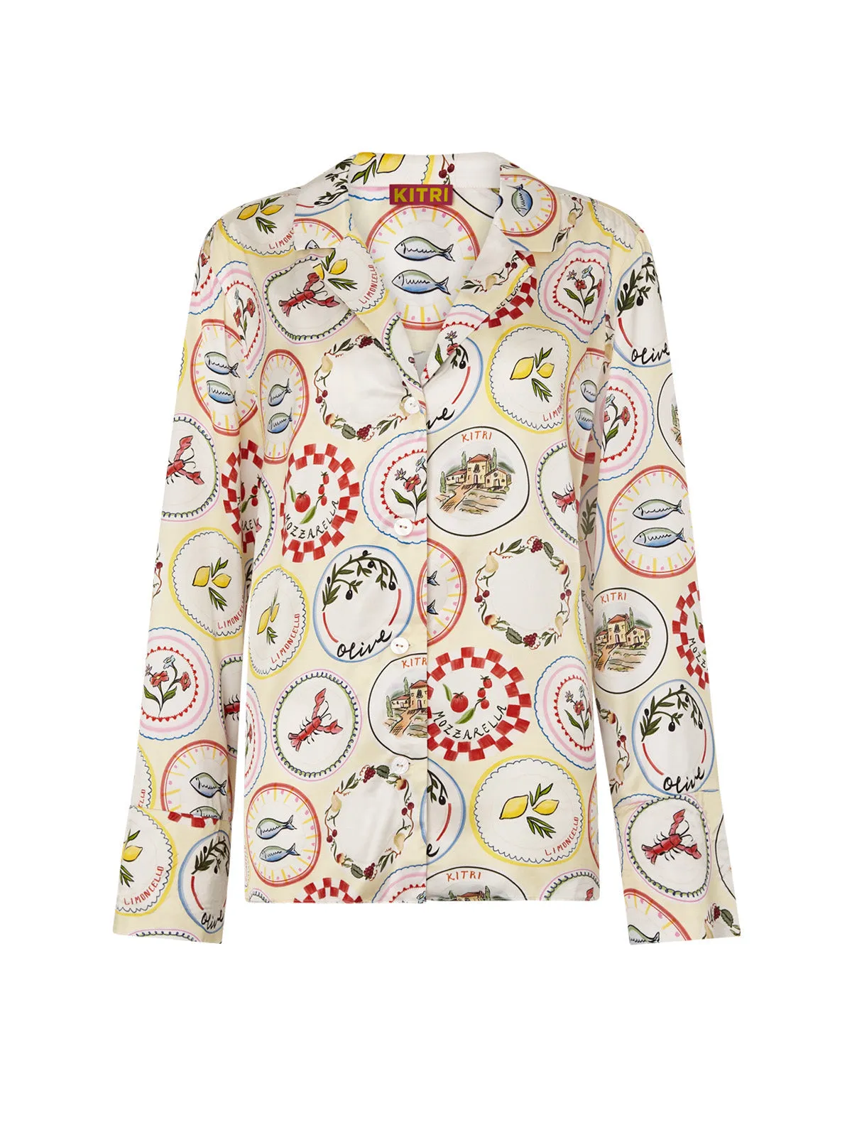 Cady Vintage Plates Shirt