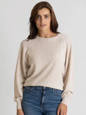 Cashmere sweater "Embla" - beige