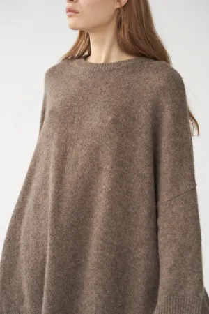 DEAN KNIT - HAZELNUT - SILK/CASHMERE