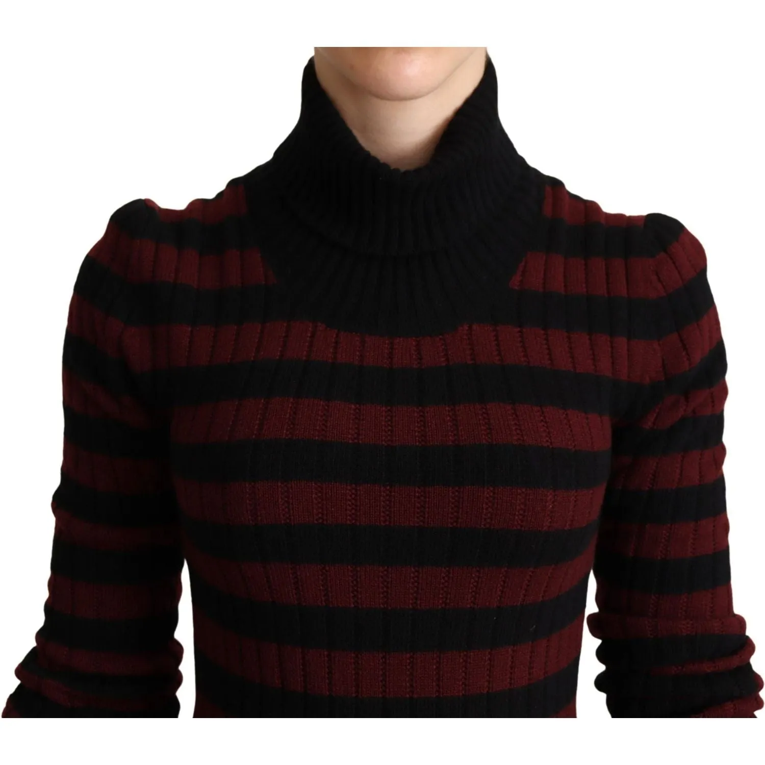 Dolce & Gabbana Chic Striped Wool-Cashmere Sweater