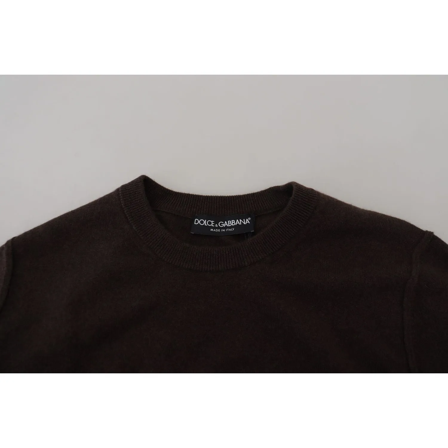 Dolce & Gabbana Elegant Cashmere Crew Neck Sweater