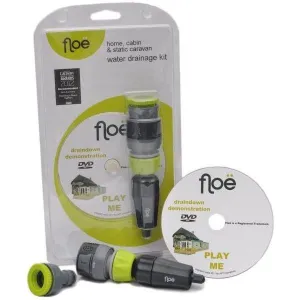 Floe Draindown Water Drainage Kit for Caravans, Static Caravans, Lodges and Boats