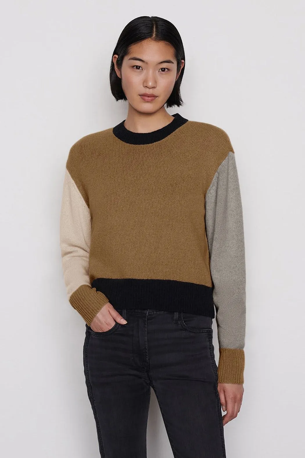 Frame - Color Block Crew Sweater