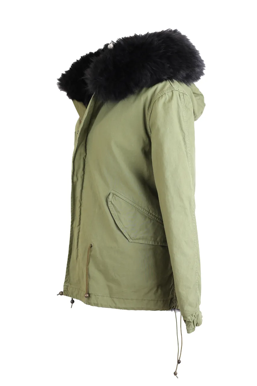 Fur Lined Parka Jacket