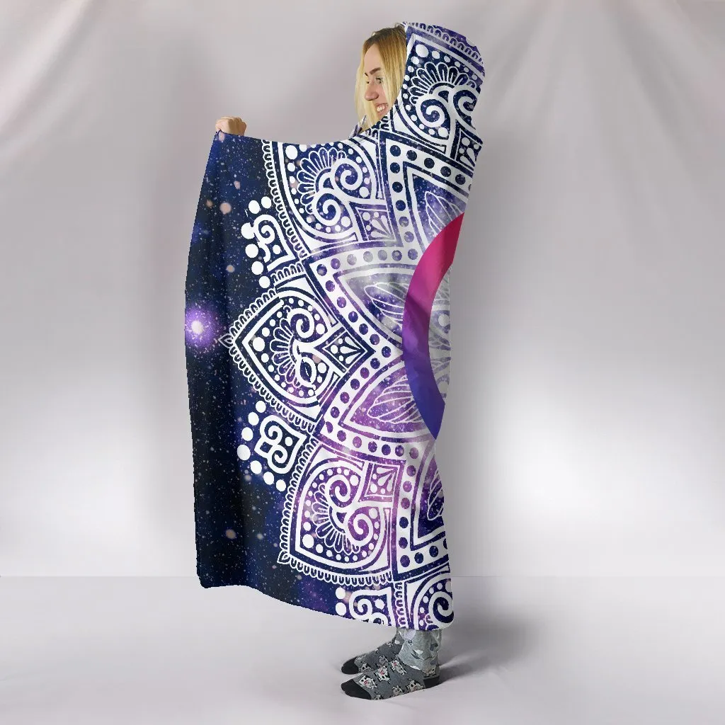 Mandala Peace Hooded Blanket