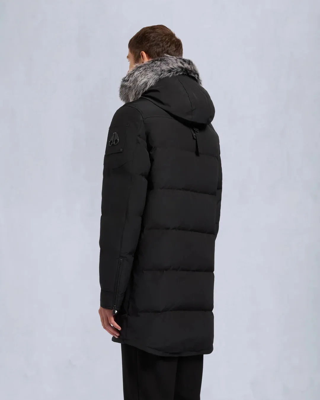 MOOSE KNUCKLES - ONYX SHEARLING BIG RIDGE PARKA - M33MP210S