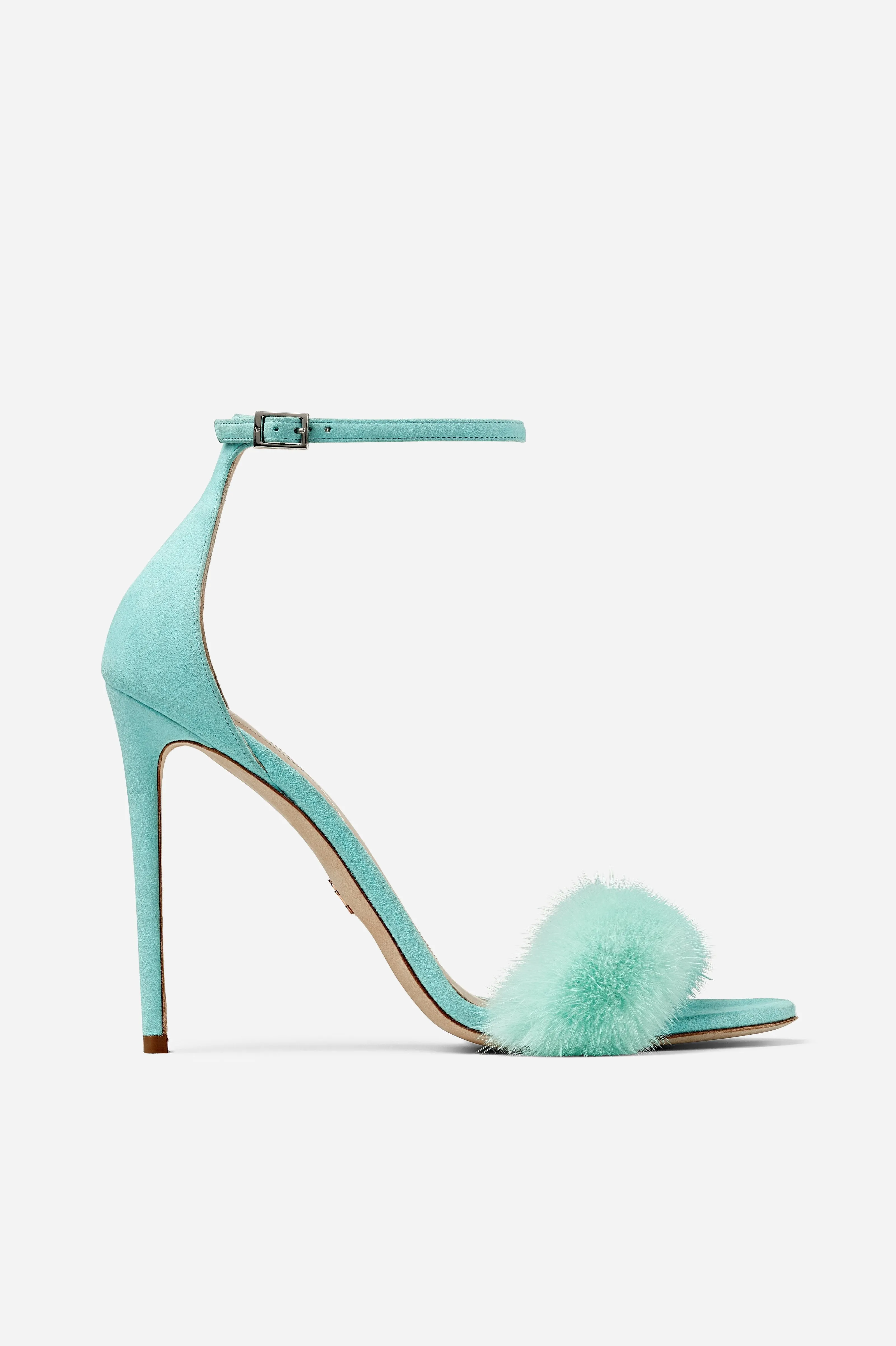 Oceana Mink and Suede Sandals