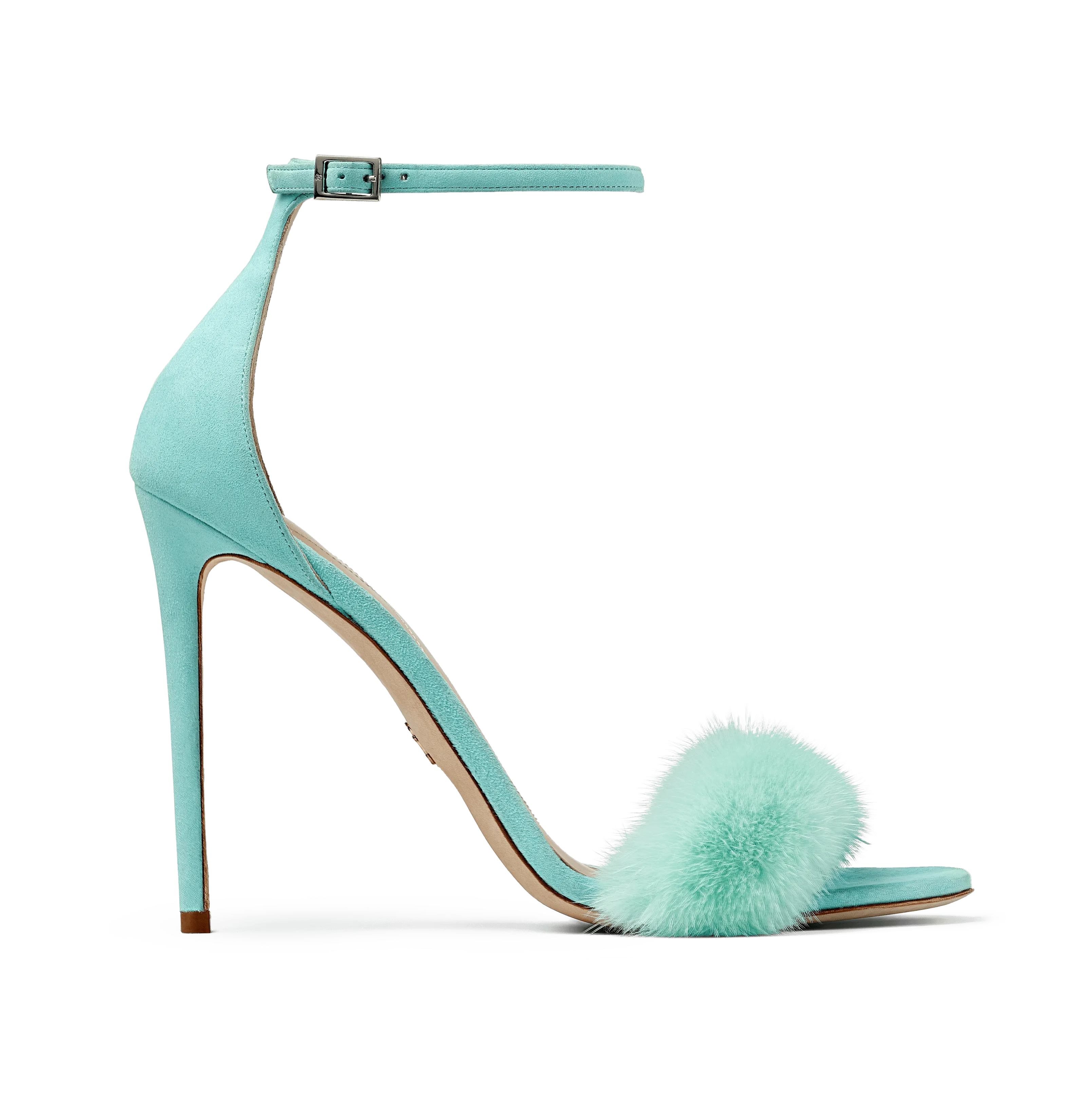 Oceana Mink and Suede Sandals