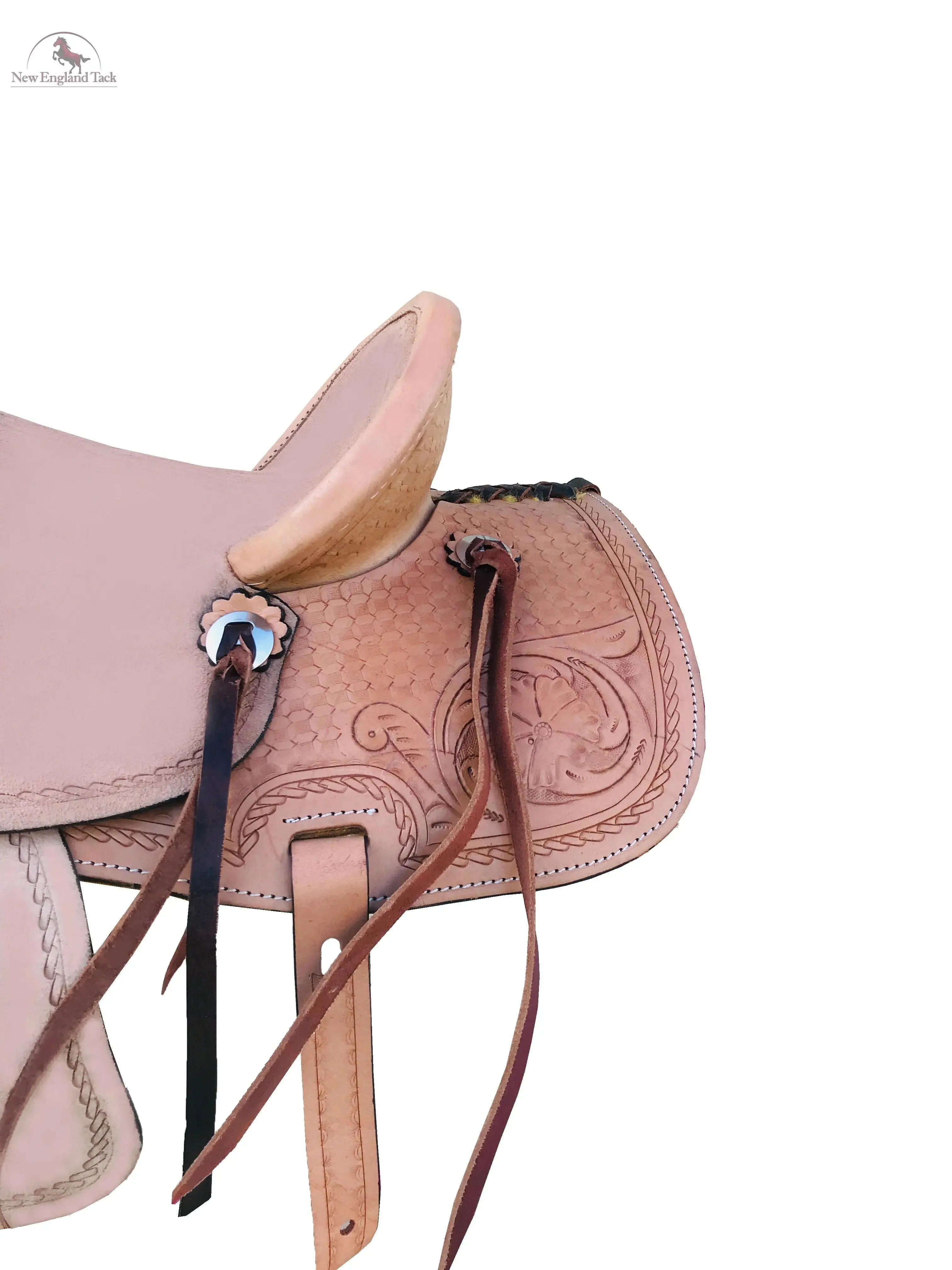 Resistance Youth Western Horse Saddle Ranch Style - Leather 10" 12" 13"