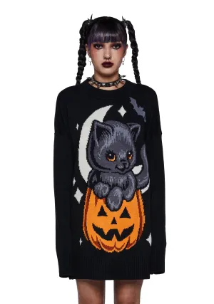 Too Cute To Spook Oversized Sweater