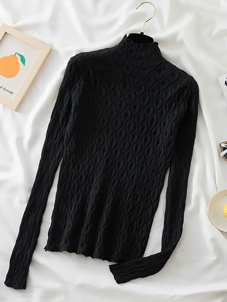 Turtleneck Knitted Sweater