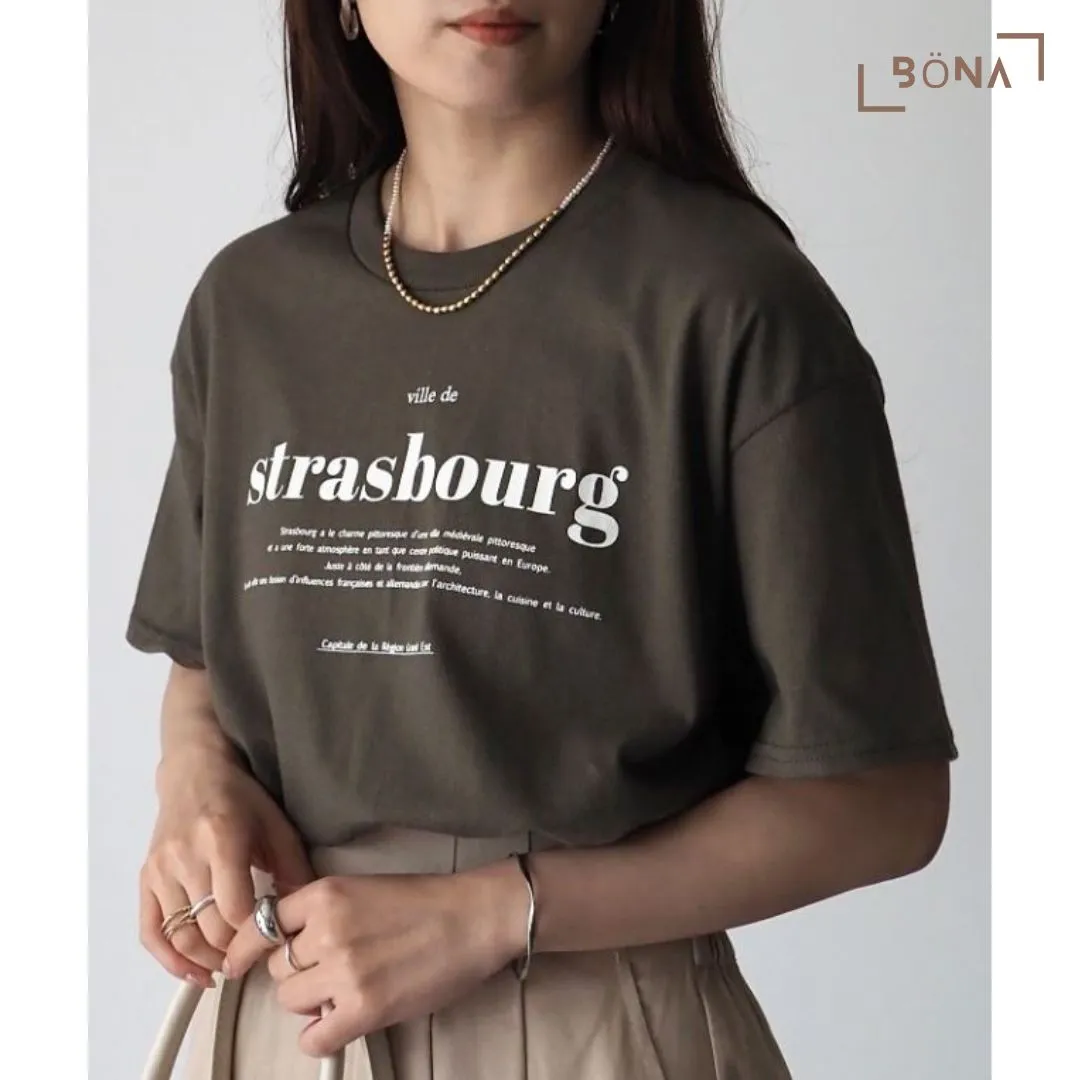 [Unisex] Strasbourg 印花T裇 Strasbourg Print Tee