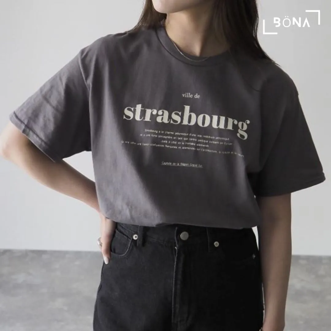 [Unisex] Strasbourg 印花T裇 Strasbourg Print Tee