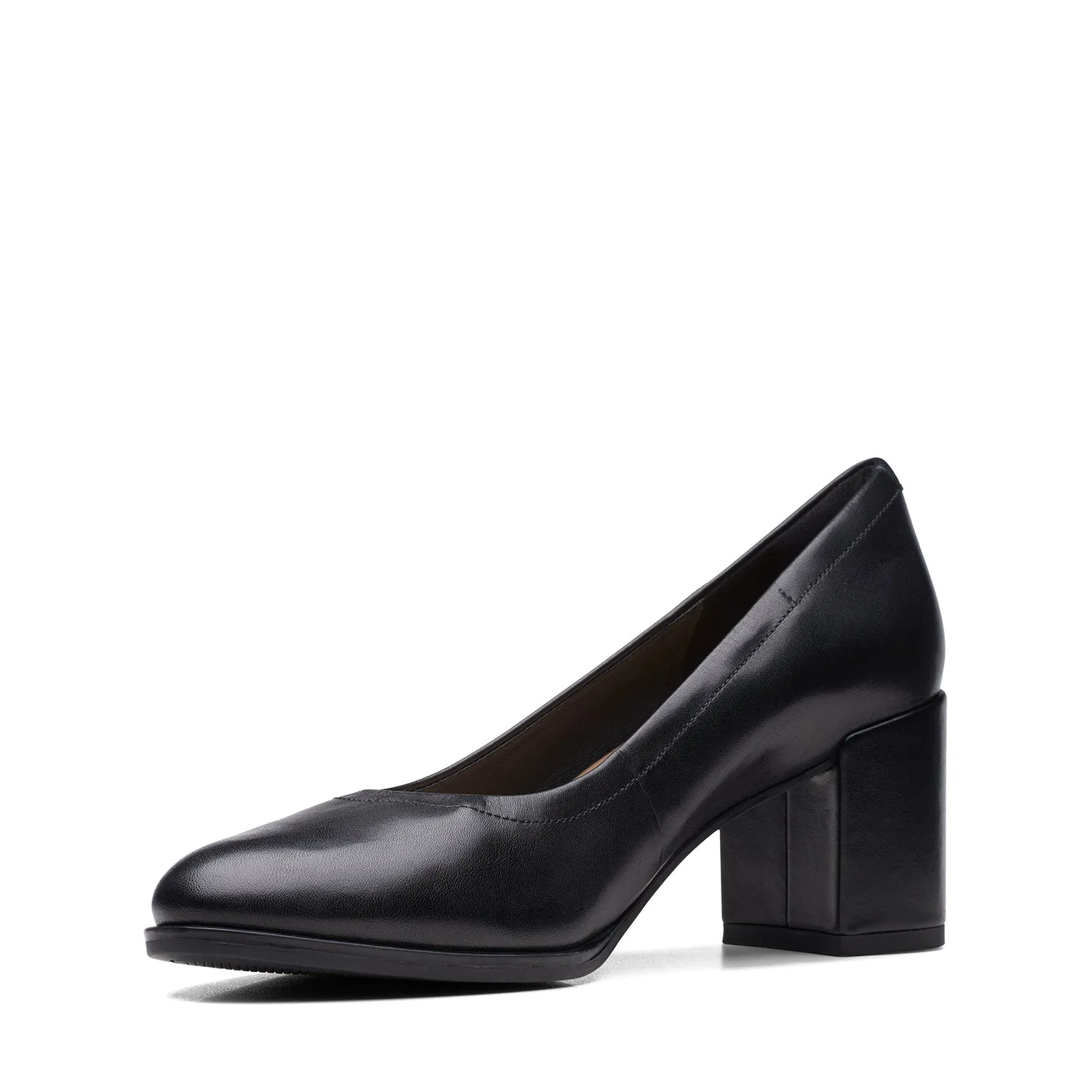 Womens - Freva 55 Court Black Leather