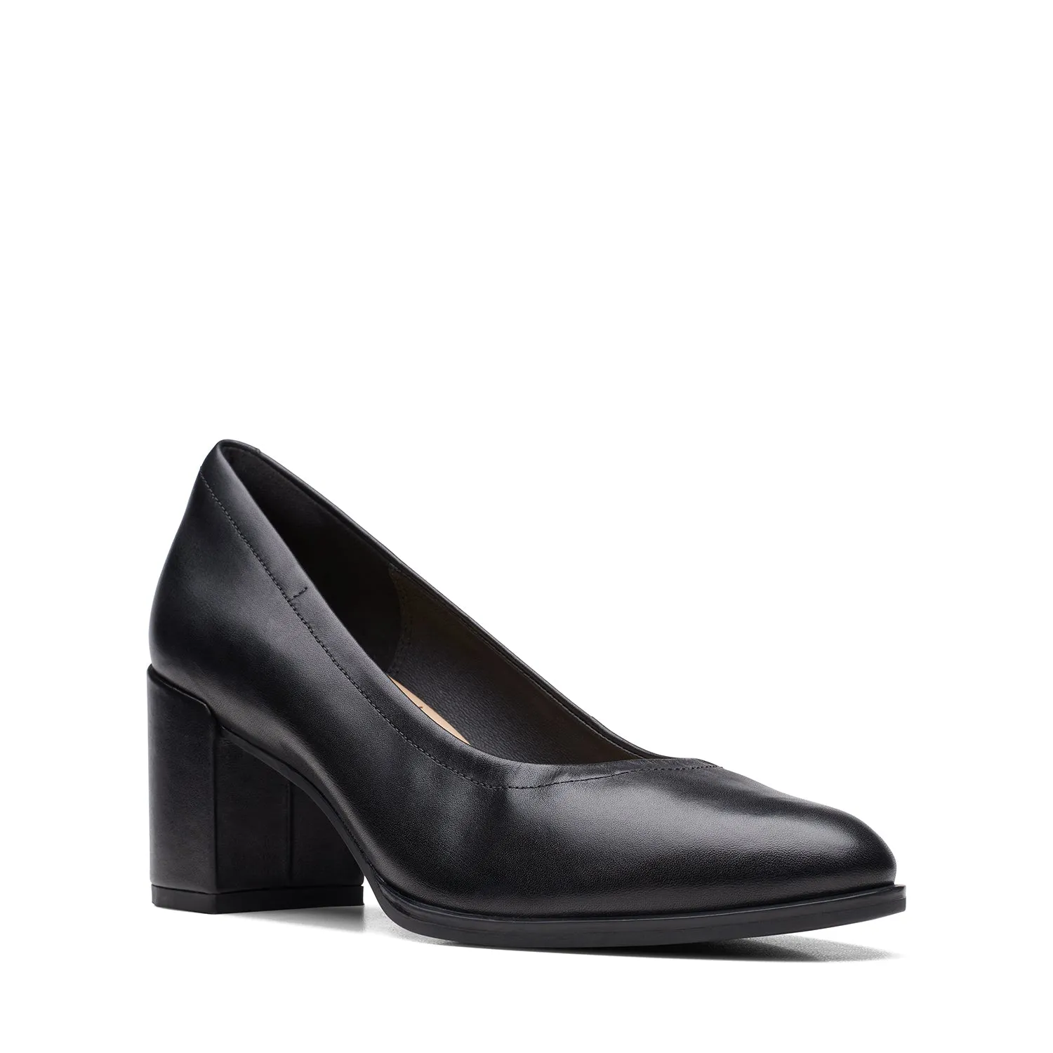 Womens - Freva 55 Court Black Leather