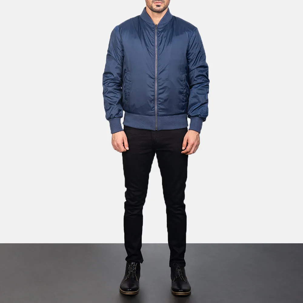 Zack Blue Bomber Jacket